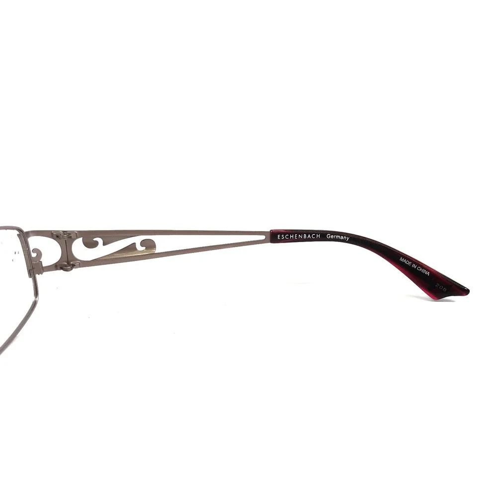 Brendel Eyeglasses Frames 902097 25 Pink Red Rectangle Wire Rim 52-17-135